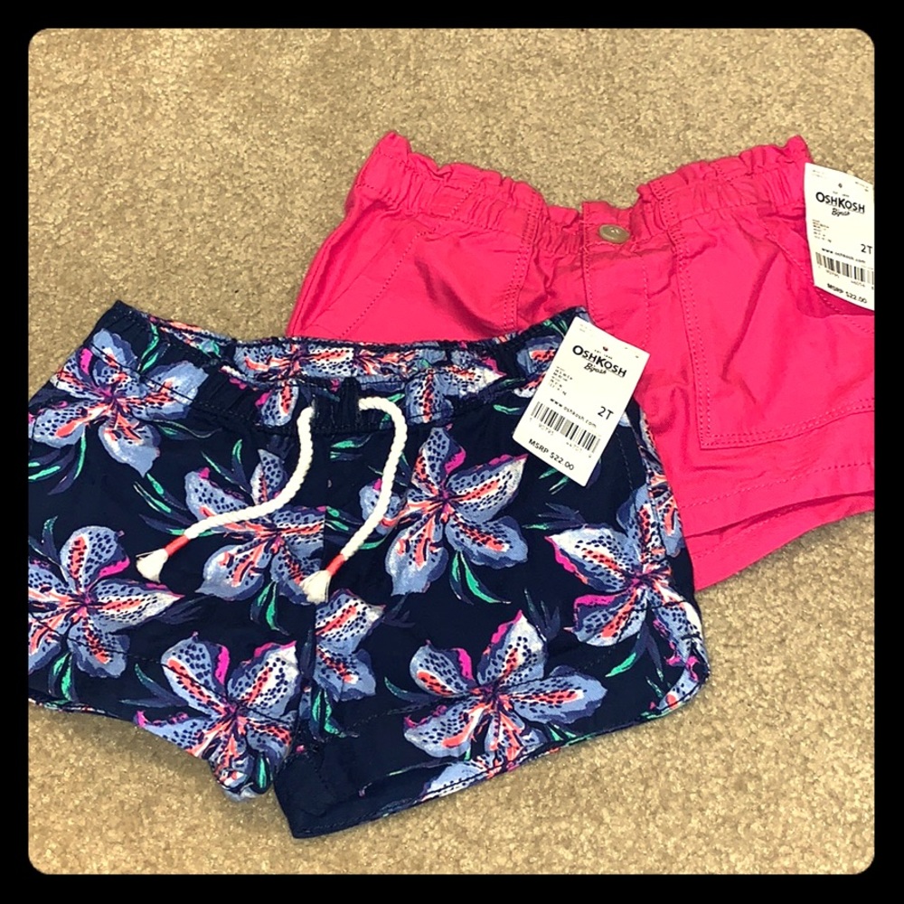 Two Girls 2T  OshKosh Bgosh shorts
